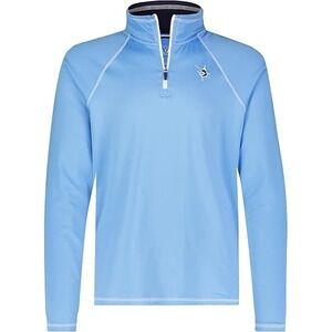 WHITEWATER Light Blue Montauk Performance 1/4 Zip Pullover | Size Medium